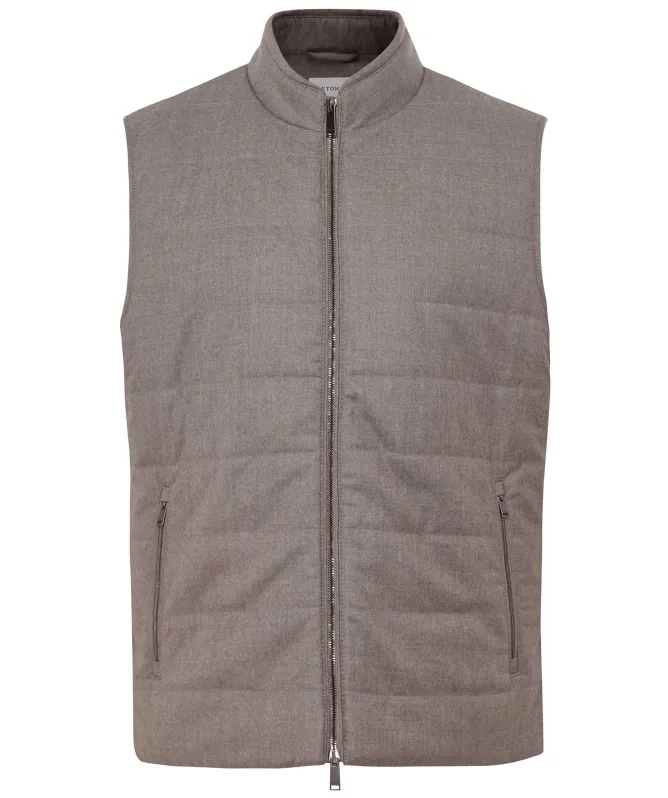 Eton Quilted Wool Vest