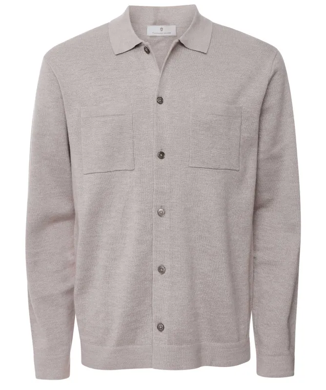Thomas Maine Merino Pocket Overshirt