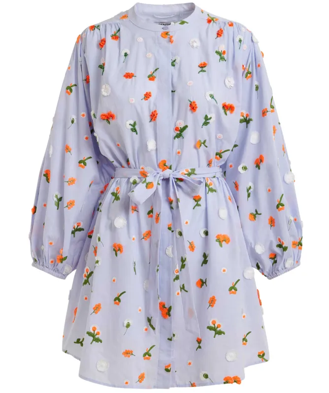 Essentiel Antwerp Jalen Embellished Shirt Dress