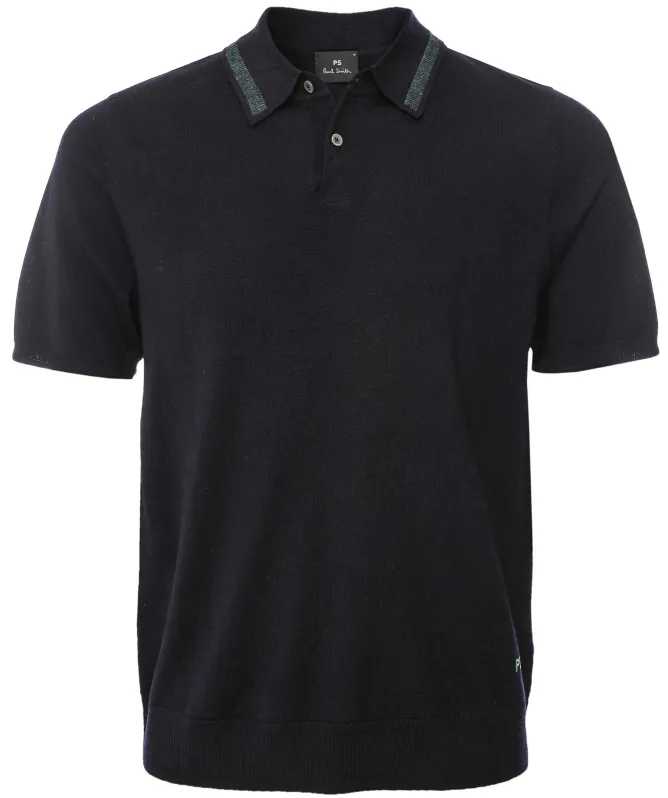 Paul Smith Merino Tipped Polo Shirt