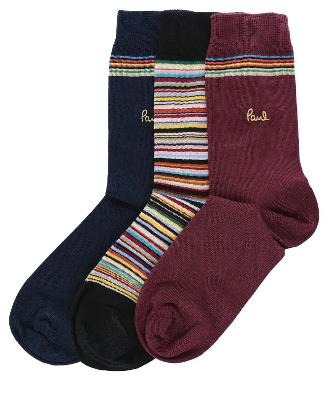 Paul Smith Logo Socks 3 Pack