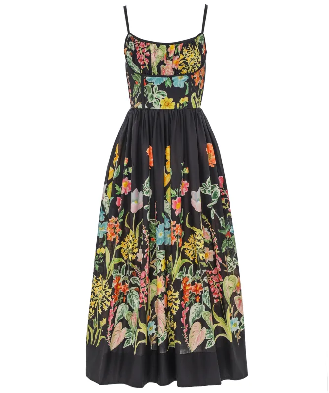 Lavi Tarante Floral Midi Dress