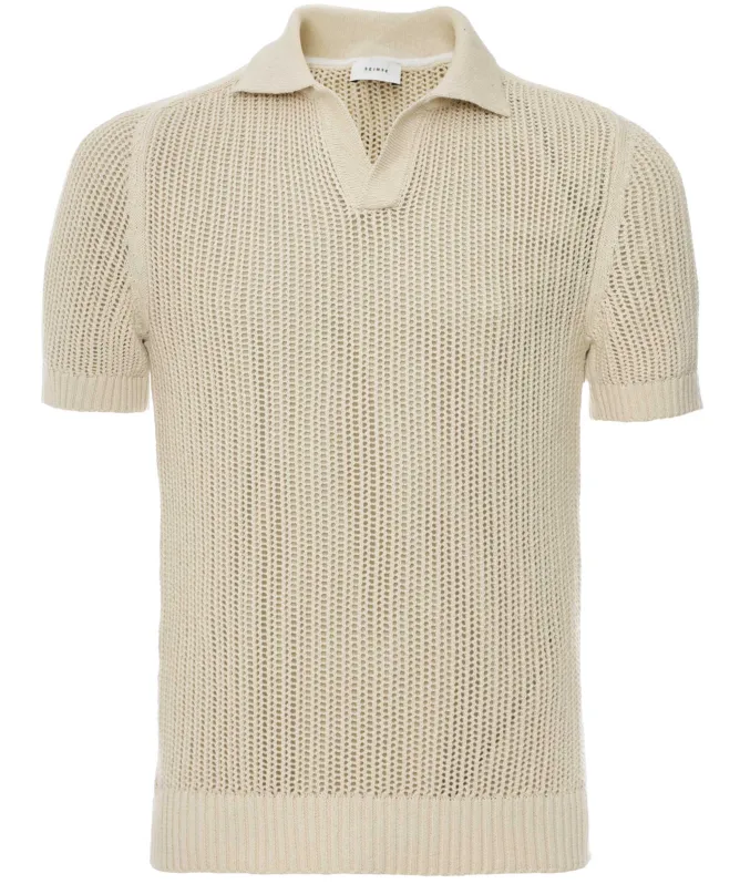 Seinse Knitted Polo Shirt