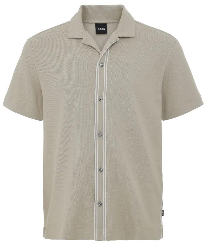 BOSS C-Pasini 47 Knitted Button Shirt