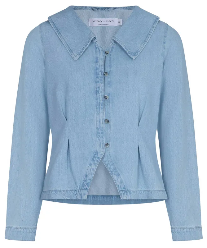 Seventy + Mochi Bette Button Up Denim Shirt