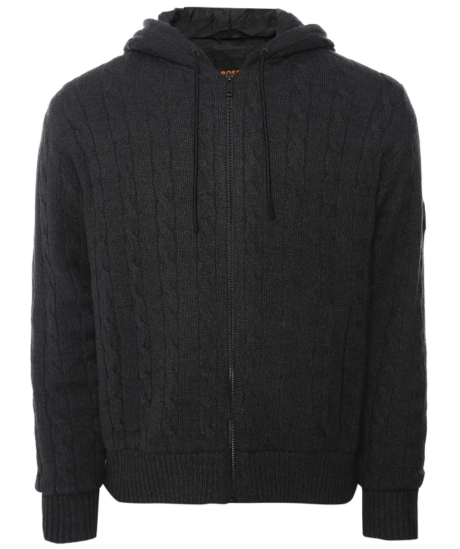 BOSS Cable Knit Kudable Hoodie