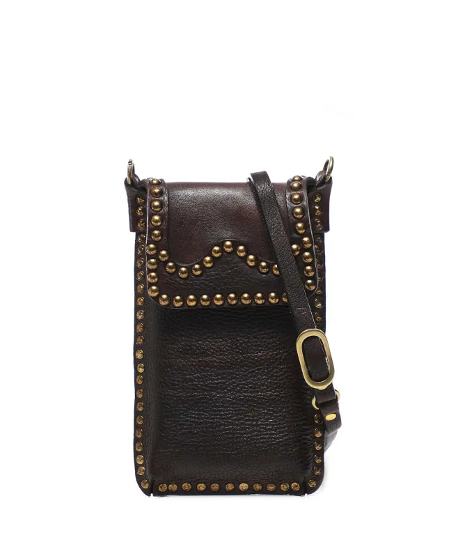Campomaggi Rivet Detail Phone Pouch