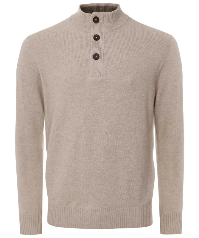 Thomas Maine Lambswool Mock Neck Jumper