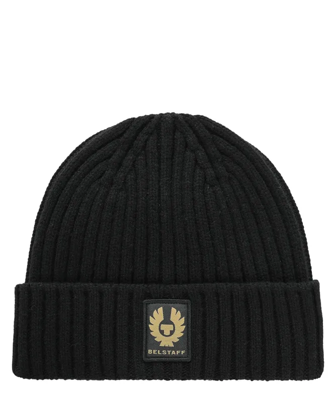 Belstaff Virgin Wool Watch Logo Hat