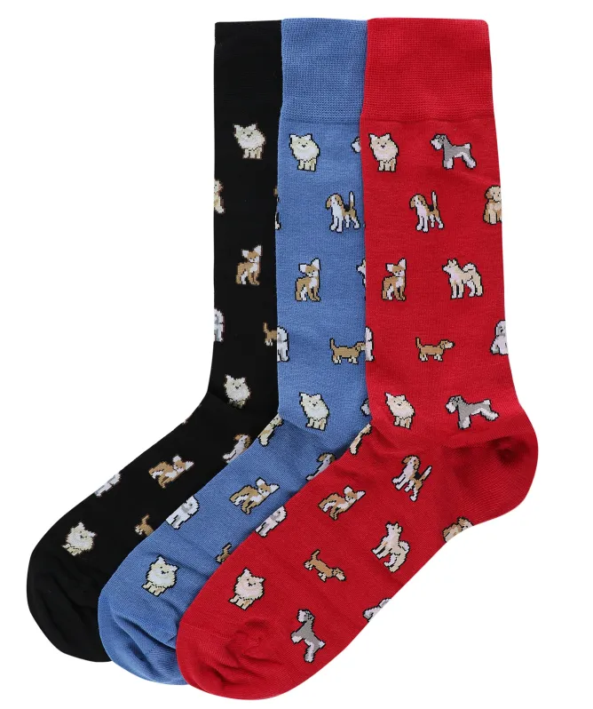 Paul Smith Dog Motif Socks 3 Pack