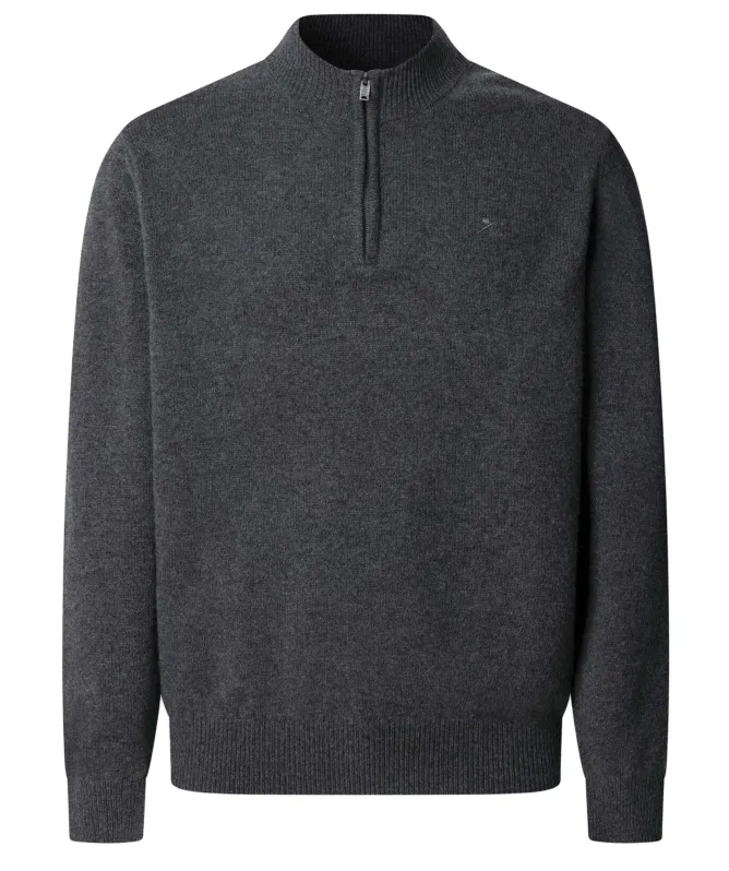Hackett Lambswool Quarter Zipper Sweater