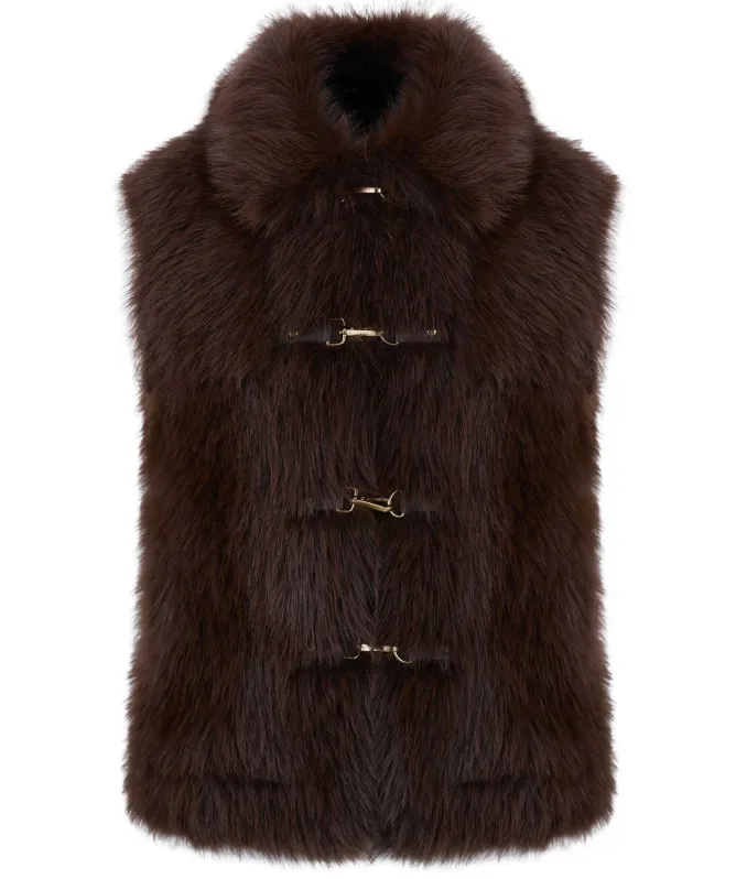 Urbancode Reversible Faux Fur Gilet