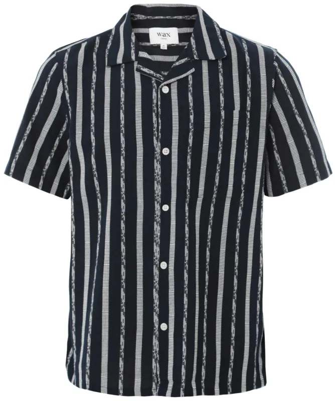 Wax London Fleck Stripe Didcot Shirt