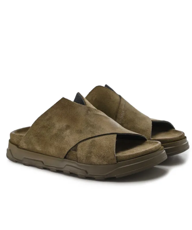 Lofina V Front Suede Sandals