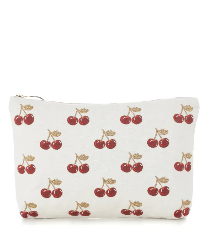 Elizabeth Scarlett Cherries Everyday Pouch