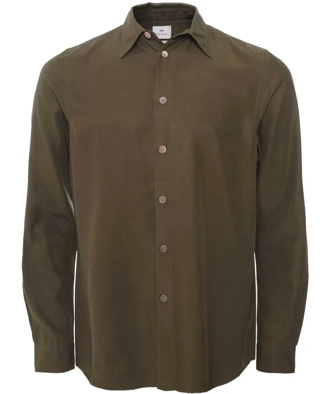 Paul Smith Regular Fit Lyocell-Cotton Shirt