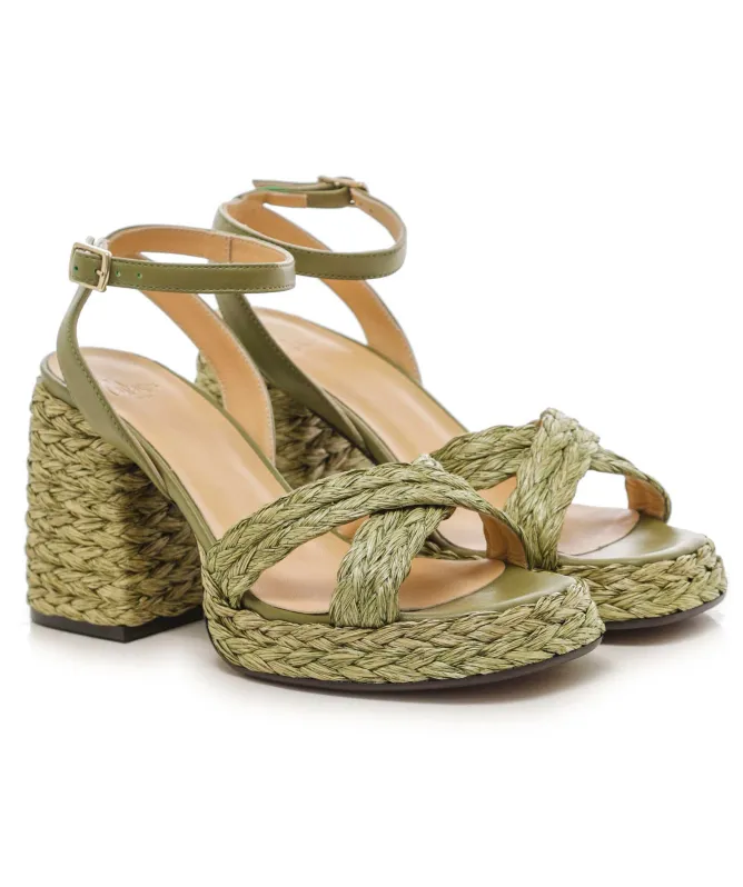 Castaner Valeriette Raffia Sandals