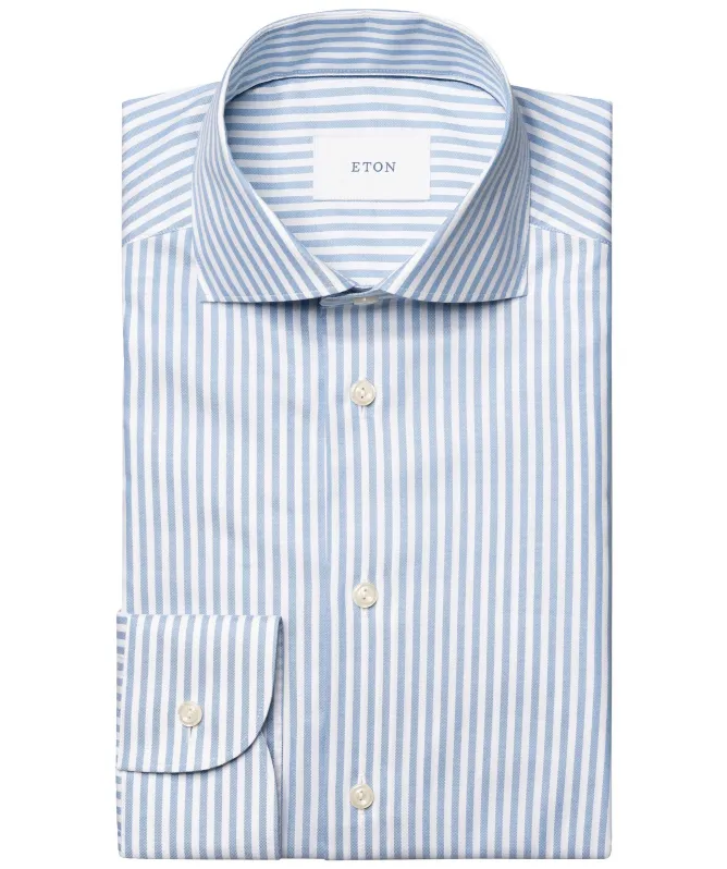 Eton Slim Striped Oxford Shirt