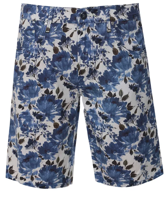 HandPicked Floral Denim Poppi Shorts