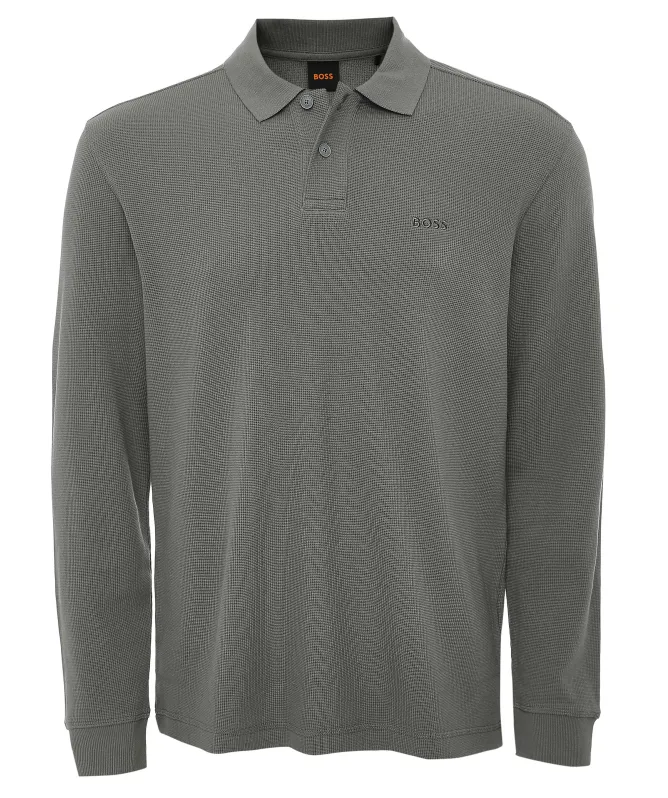 BOSS Waffle Petempestolong Polo Shirt
