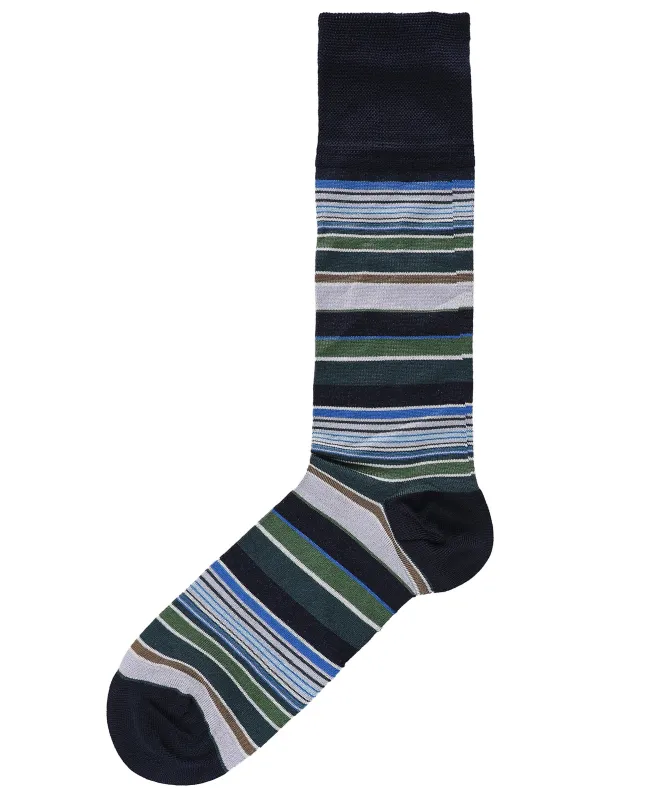 Paul Smith Silk Leonardo Stripe Socks