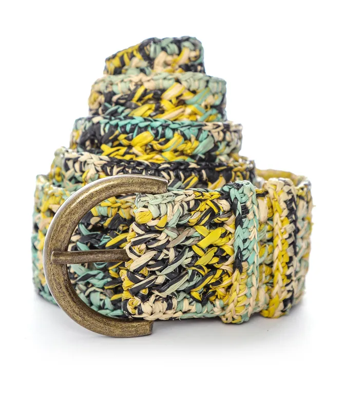 Rabarany Woven Raffia Belt