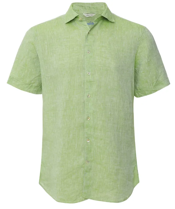 Stenstroms Fitted Body Linen Shirt