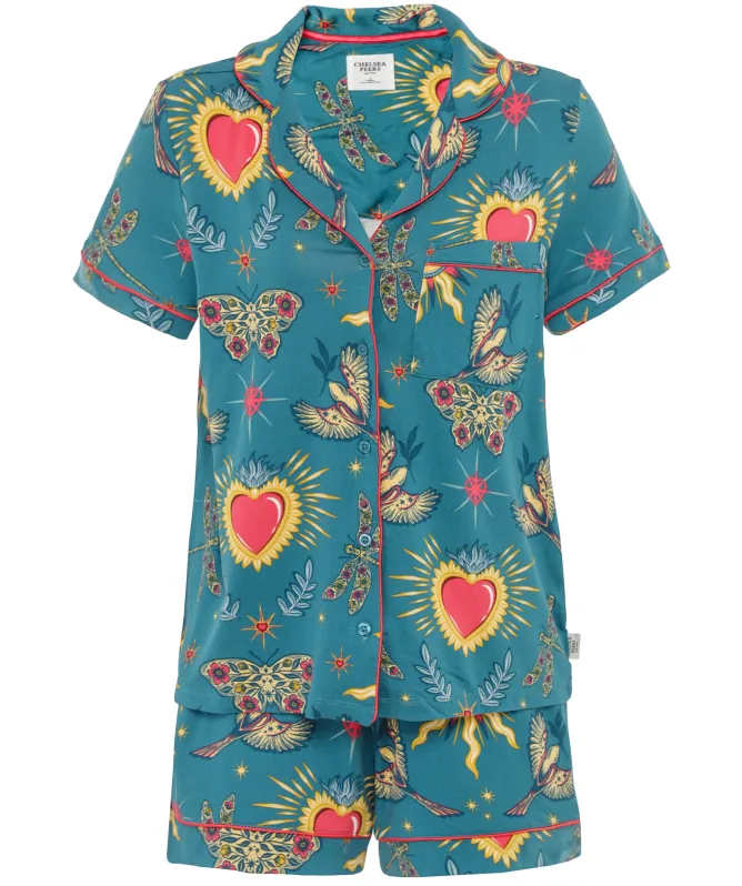 Chelsea Peers Heart Star Short Pajamas