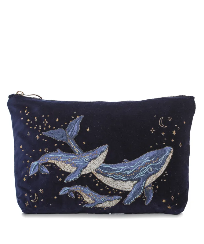 Elizabeth Scarlett Mystical Whale Everyday Pouch