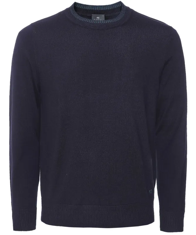 Paul Smith Merino Contrast Collar Jumper