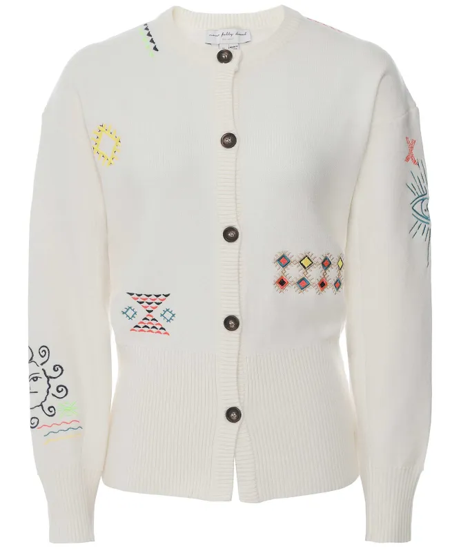 Never Fully Dressed Neon Embroidered Darcy Cardigan
