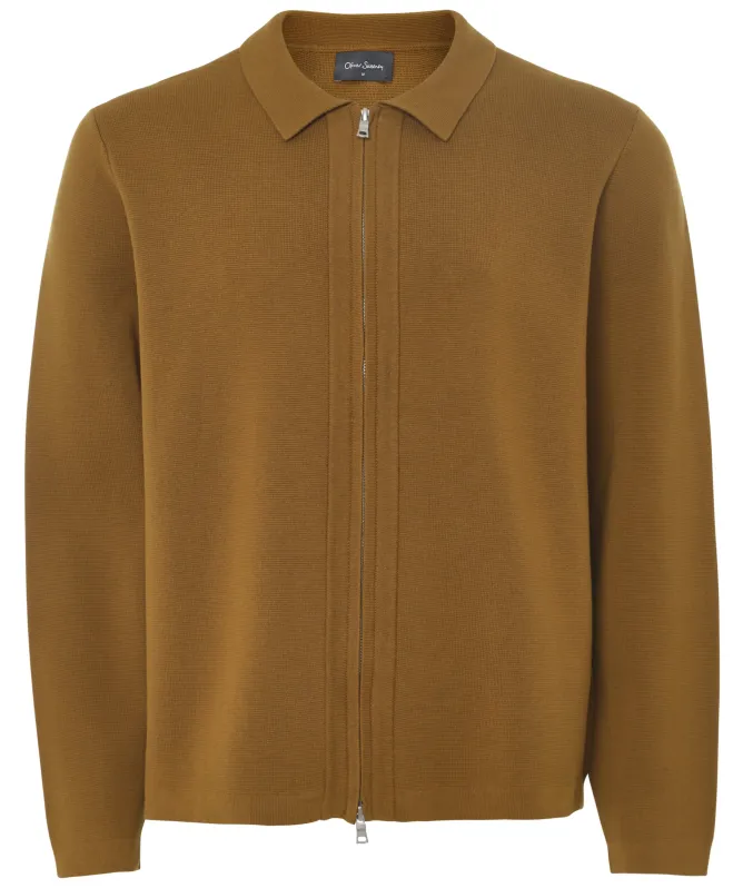 Oliver Sweeney Cotton Layham Zip Cardigan