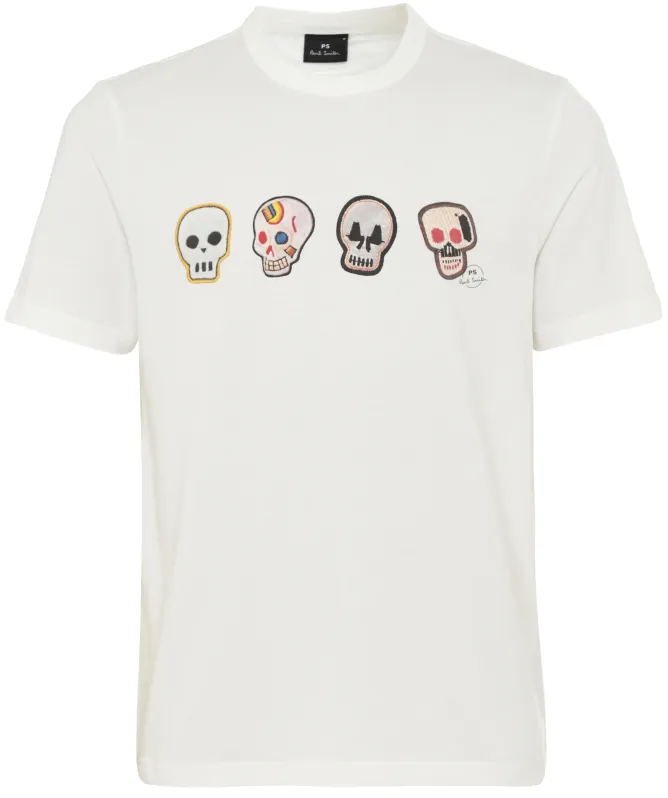 Paul Smith Skulls Graphic Crew T-Shirt
