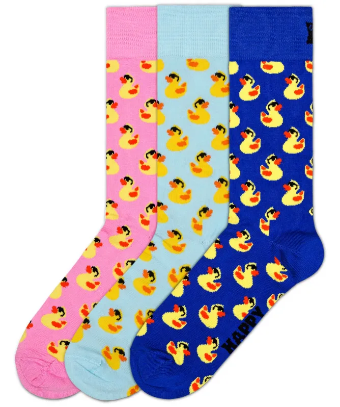 Happy Socks Rubber Duck Socks 3 Pack
