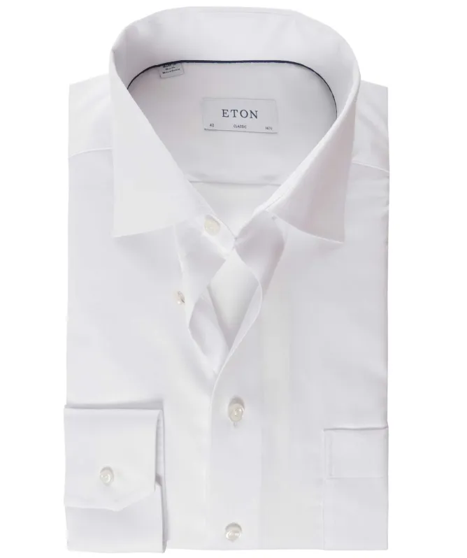 Eton Classic Fit Plain Shirt