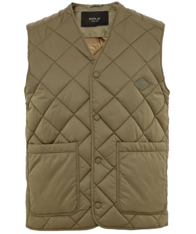 Replay Quilted Gilet