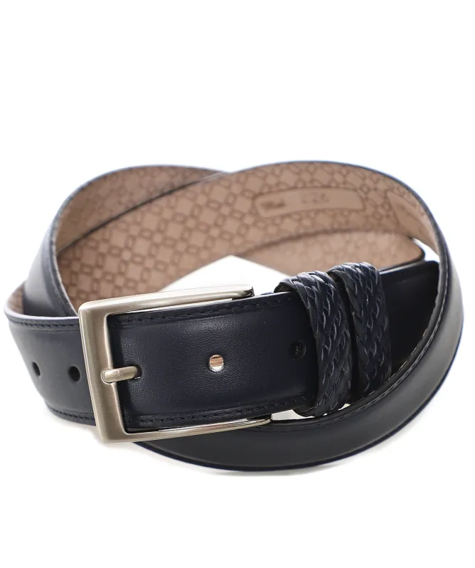 Leyva Leather Braided Loop Belt
