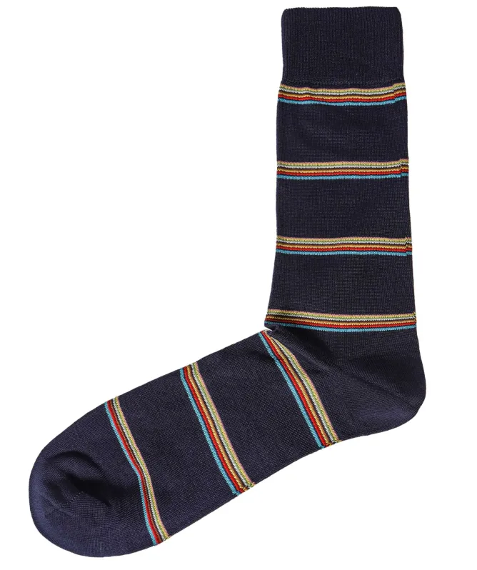 Paul Smith Block Signature Stripe Socks