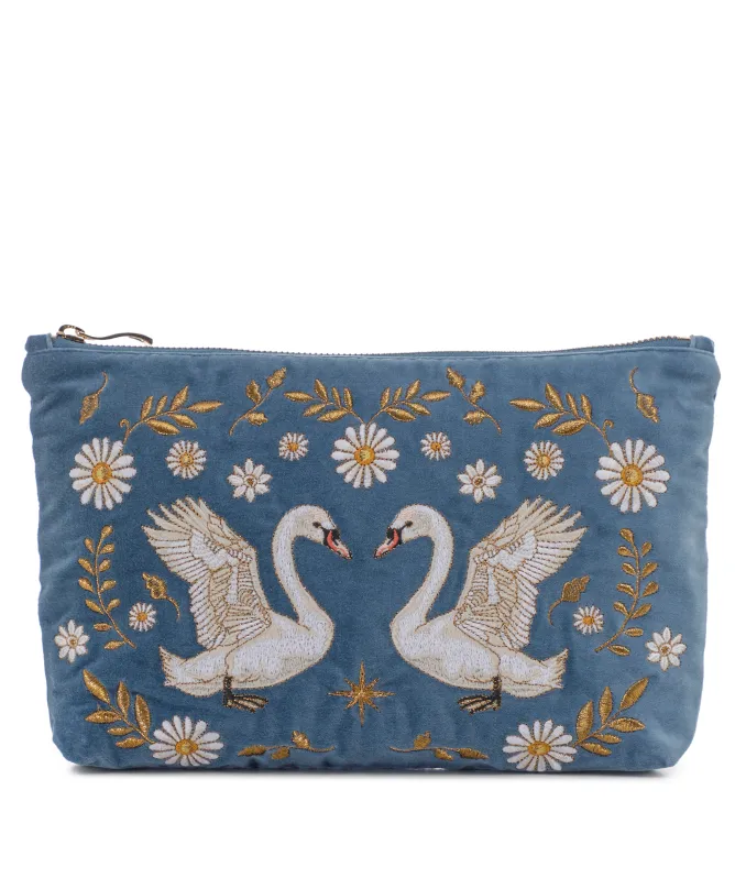 Elizabeth Scarlett Swan Garden Everyday Pouch