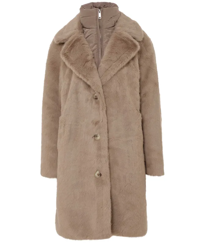Rino and Pelle Geesje Faux Fur Coat