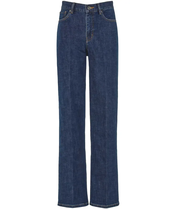 Self-Portrait Blue Straight Leg Jeans