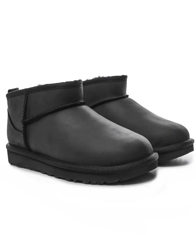 UGG Classic Ultra Mini Leather Boots