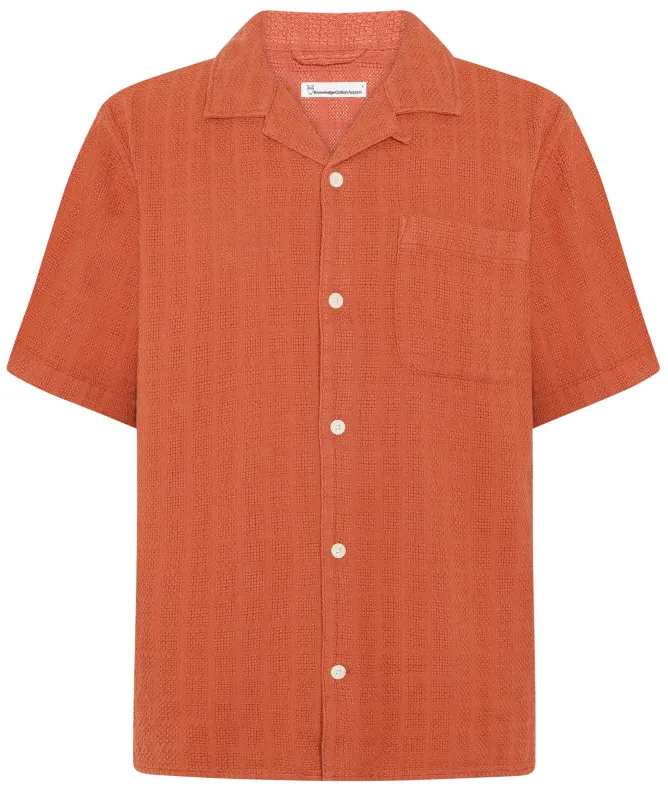 Knowledge Cotton Cotton Structure Shirt