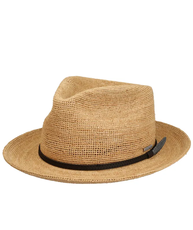 Stetson Raffia Crochet Fedora