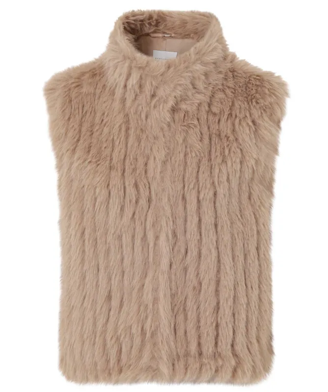 Rino and Pelle Dava Faux Fur Gilet