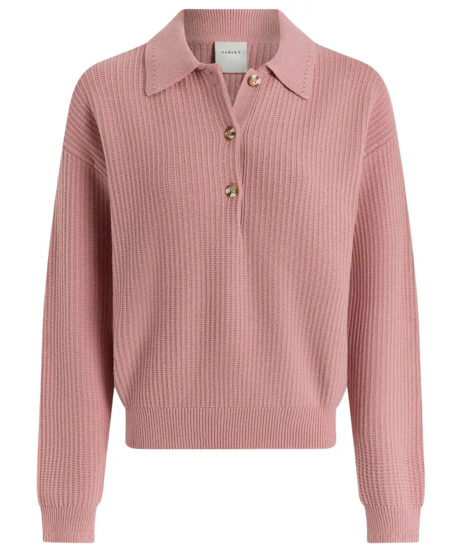 Varley Marlie Polo Knit Sweater