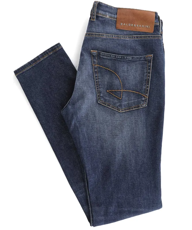 Baldessarini Washed Five-Pocket Jean