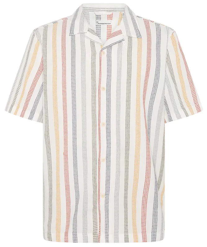Knowledge Cotton Striped Cotton Shirt
