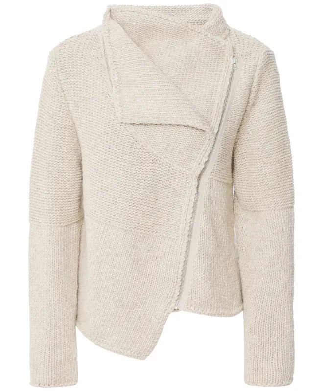 Lurdes Bergada Wool-Blend Zipper Cardigan