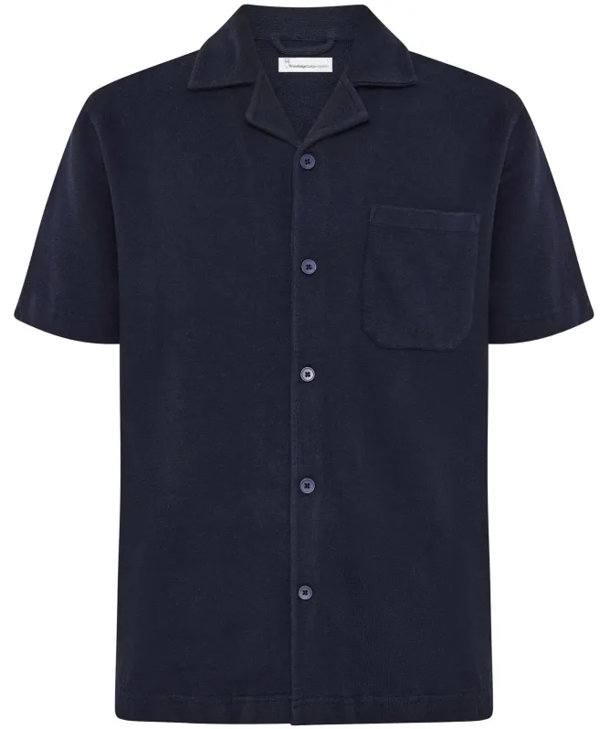Knowledge Cotton Box Fit Short Sleeve Shirt